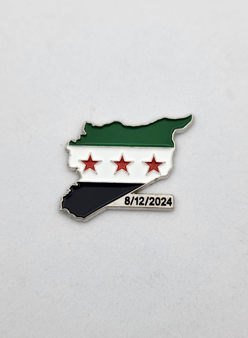 Kipfy Syrian  map Sticker for Mobile, Laptop, Backpacks,Accessories Fans Stickers Display for I pad,and Collectors Walls, Doors, Cars, Trucks, Motorcycles Fridge - Image 1